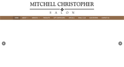 Desktop Screenshot of mitchellchristophersalon.com